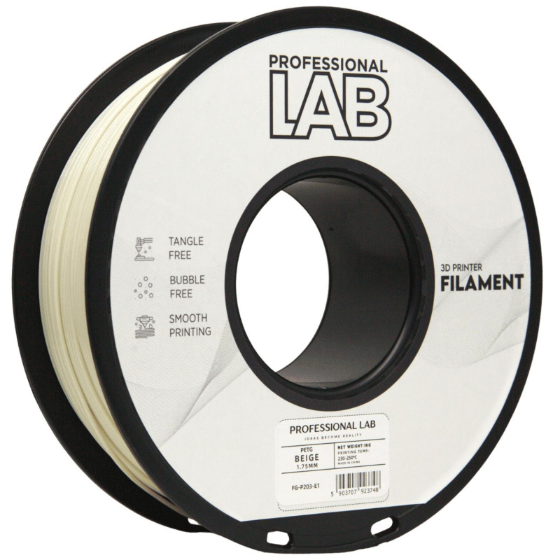 PETG Filament beige 1,75 mm | Profi LAB 1 kg